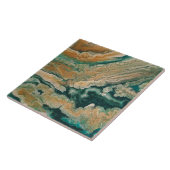 アクリル系抽象芸術エメラルド海岸線 タイル (側面)