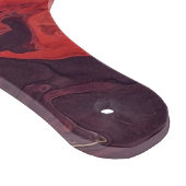 アクリル系抽象芸術レッドとマホガニー カッティングボード (角)