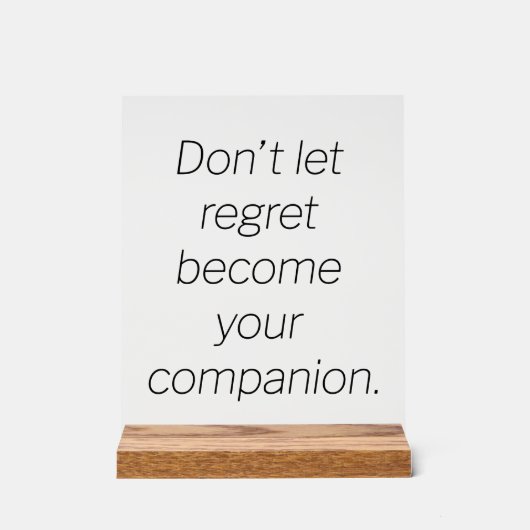 アクリル系遺憾の意 アクリルサイン (正面)