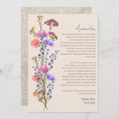 アクリル素朴フローラは私の花嫁になる シーズンカード (正面/裏面)