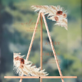 アクリル結婚のウェルカムサイン、秋の結婚式へようこそ アクリルサイン (ニュートラル)