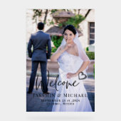 アクリル結婚の歓迎サインと写真 アクリルサイン (正面)