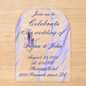 アクリル結婚式招待状 アクリル招待状 (正面)