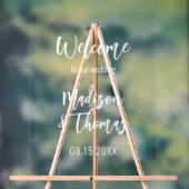 アクリル結婚徴候 |ようこそ結婚のサイン アクリルサイン (ニュートラル)