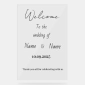 アクリル結婚徴候 アクリルサイン (正面)