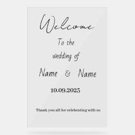 アクリル結婚徴候 アクリルサイン