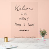 アクリル結婚徴候 アクリルサイン (ウェディング)