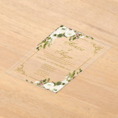 アクリル結婚系 アクリル招待状 (レイダウン)