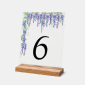 アクリル結婚製表フローラ標識 アクリルサイン (傾斜)