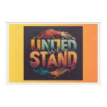 アクリル統一されたウォールアート「We Stand」