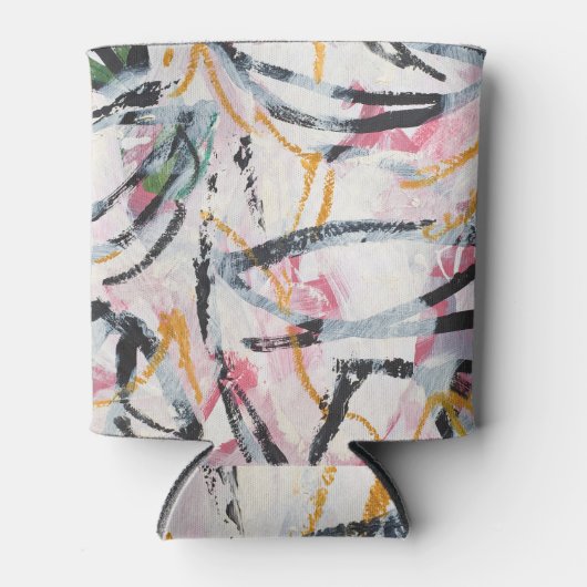 アクリル絵を描デザイン素子 缶クーラー (正面)