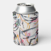 アクリル絵を描デザイン素子 缶クーラー (缶裏面)