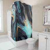 アクリル絵を描抽象芸術:カラー背景。 シャワーカーテン (インサイチュ)