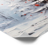 アクリル絵画の非パストクリスマスツリーポスター ポスター (角)