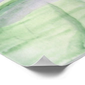 アクリル絵画の黄色のユリ ポスター (角)