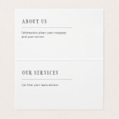 アクリル絵画抽象芸術銅金ゴールドモノグラムの 名刺 (内部フラット)