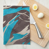 アクリル絵画系 キッチンタオル (四つ折り)