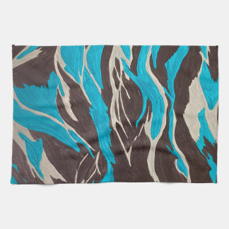 アクリル絵画系 キッチンタオル