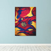 アクリル絵画系 キャンバスプリント (インサイチュ (ウッドフロア))