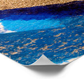 アクリル絵画系。トレンディー手色彩の鮮やかアートワークミックス ポスター (角)