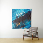 アクリル色の背景。抽象芸術絵画の油ダ タペストリー (インサイチュ)