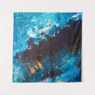 アクリル色の背景。抽象芸術絵画の油ダ タペストリー