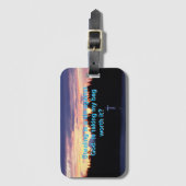 アクリル荷物タグを盗まない ラゲッジタグ (正面縦)