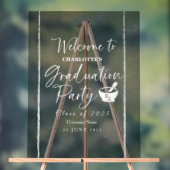 アクリル薬学卒業パーティー歓迎サイン アクリルサイン (ニュートラル)