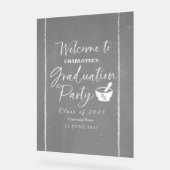 アクリル薬学卒業パーティー歓迎サイン アクリルサイン (傾斜)