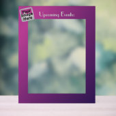 アクリル表示フレーム8.5x11シスリップまたは滑ることートフレーム アクリルサイン (ニュートラル)