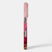 アクリル製のフクシアゴールドエレガンス 名入れ可能 Case-Mate iPhoneケース (裏面 / 右)