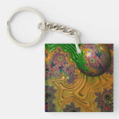 アクリル製キーリングで浮いているだけ キーホルダー (正面)