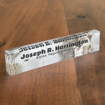 アクリル製デスクネームプレート シェル