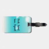 アクリル製ラゲッジタグ ラゲッジタグ (裏面横)