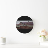 アクリル製壁時計円形（中） 5 ラウンド壁時計 (ホーム)