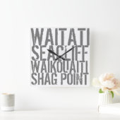 アクリル製壁時計 スクエア壁時計 (ホーム)