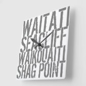 アクリル製壁時計 スクエア壁時計 (傾斜)