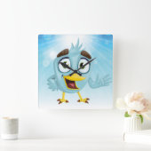 アクリル製壁時計 スクエア壁時計 (ホーム)