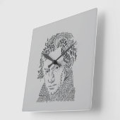 アクリル製壁時計 スクエア壁時計 (傾斜)