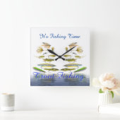 アクリル製壁時計 スクエア壁時計 (ホーム)