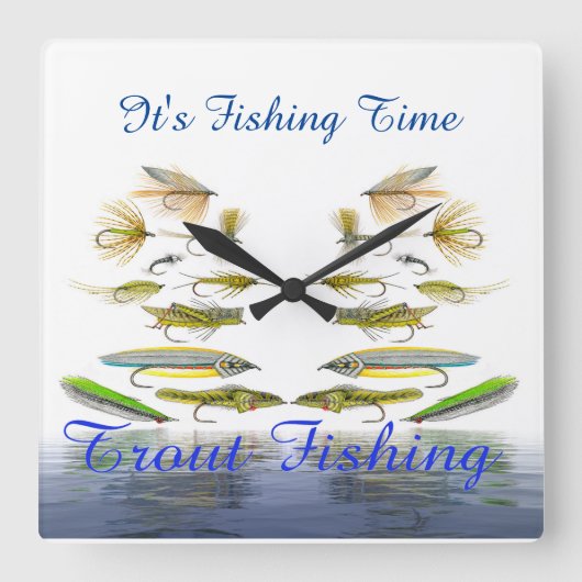 アクリル製壁時計 スクエア壁時計 (正面)