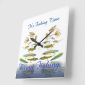 アクリル製壁時計 スクエア壁時計 (傾斜)