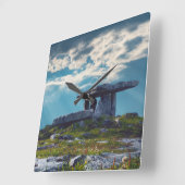 アクリル製壁時計 スクエア壁時計 (傾斜)