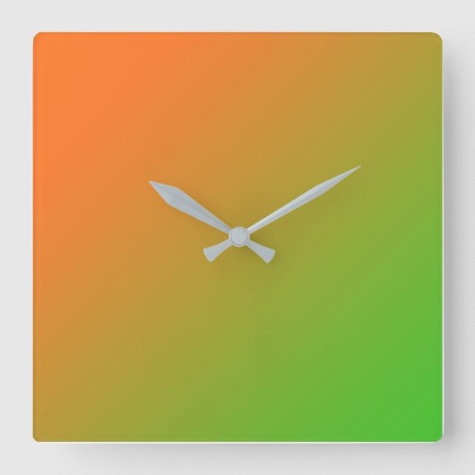アクリル製壁時計 スクエア壁時計 (正面)