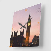 アクリル製壁時計 スクエア壁時計 (傾斜)