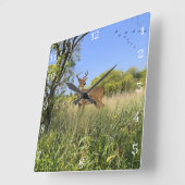 アクリル製壁時計 スクエア壁時計 (傾斜)