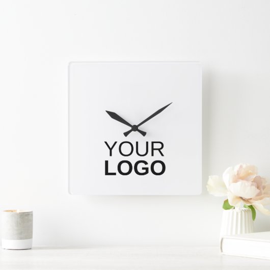 アクリル製壁時計 スクエア壁時計 (ホーム)