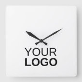 アクリル製壁時計 スクエア壁時計 (正面)