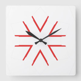 アクリル製壁時計 スクエア壁時計