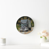 アクリル製壁時計 ラウンド壁時計 (ホーム)